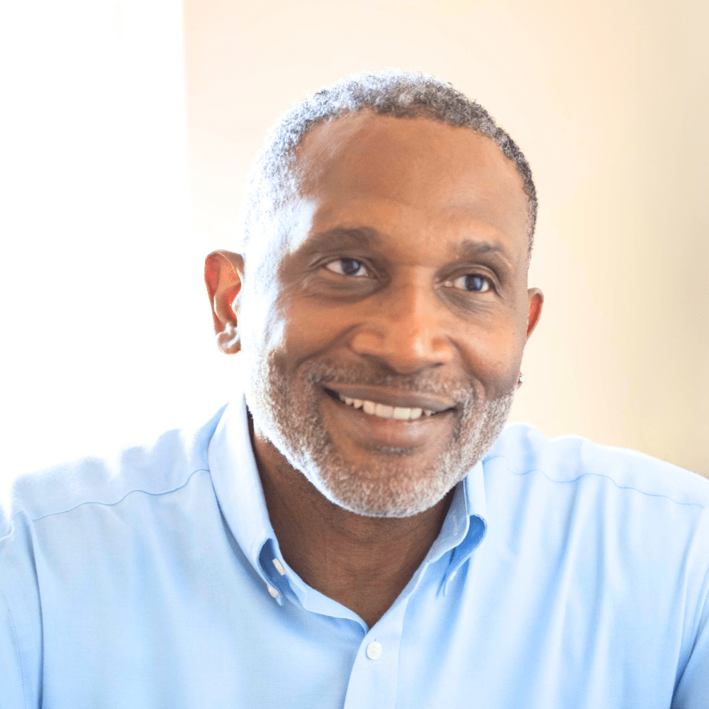 Ken looking earnest and wholehearted.