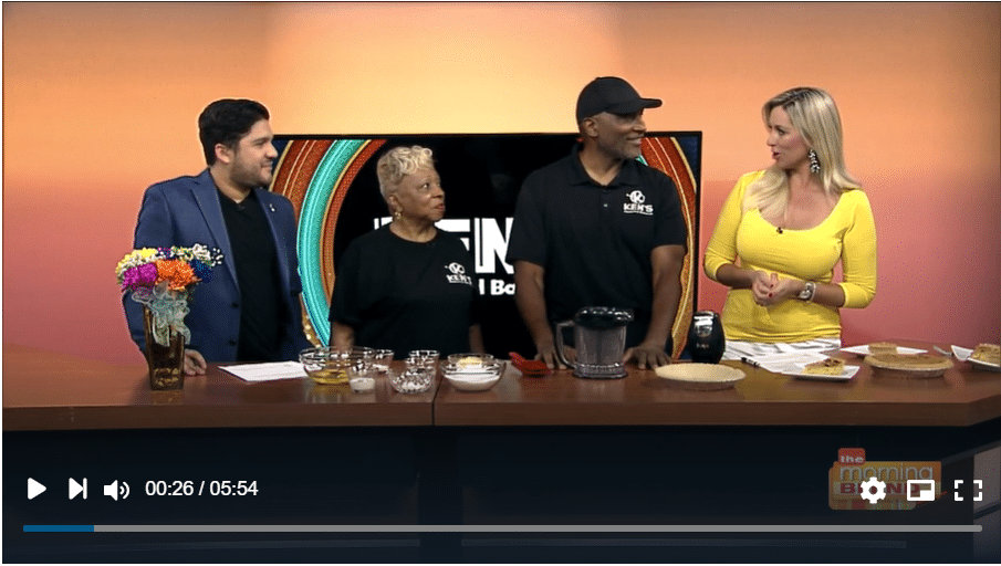 Thumbnail of Ken's appearance on KGUN9's The Morning Blend, where Ken and his mother taught how to make a family recipe from the award-winning restaurant Ken's Hardwood Barbecue.