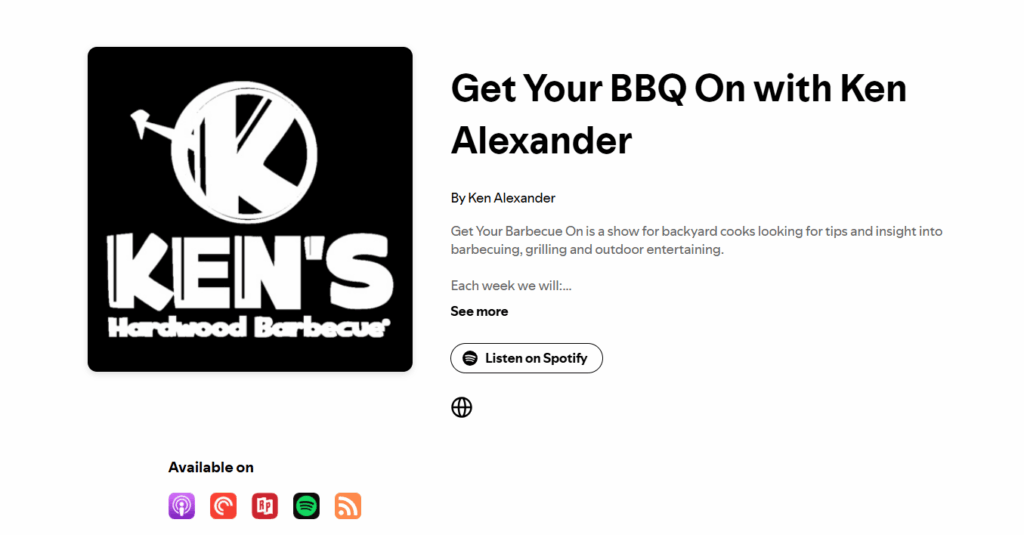 Thumbnail of Ken's past podcast, Get Your BBQ On.